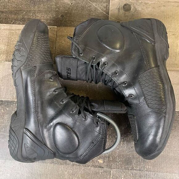 Bates Men’s Size 8.5 Adrenaline Performance Motorcycle Boots Black Lace Up - Picture 7 of 10